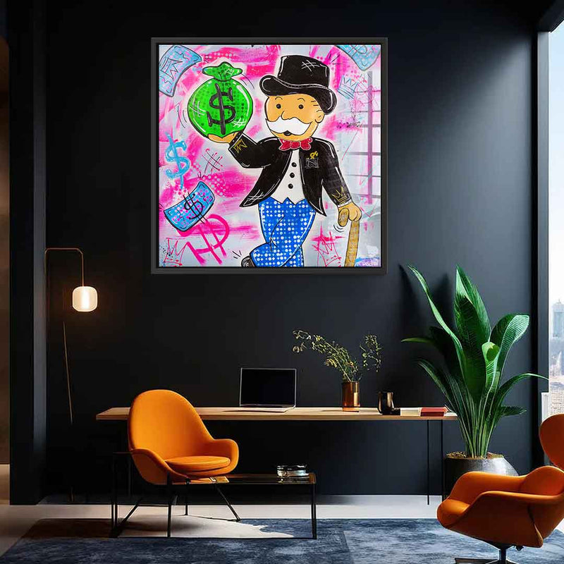 Mr. Money - Acrylglas