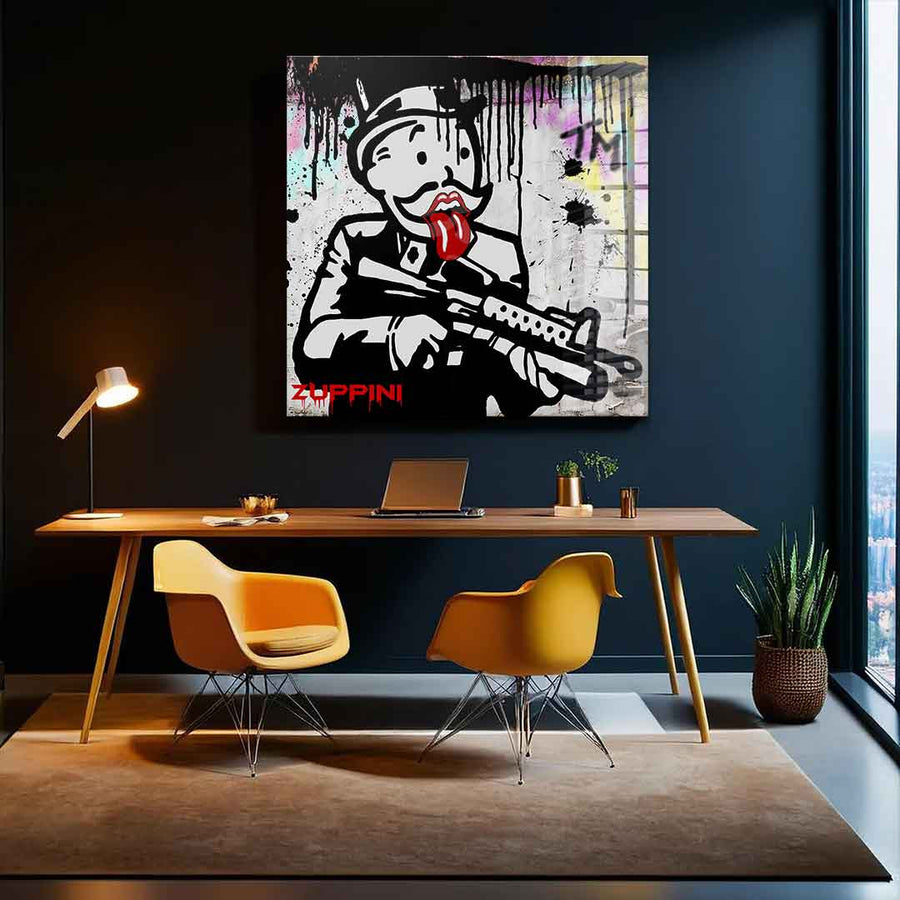 Pan Milioner Gangster - Szkło akrylowe
