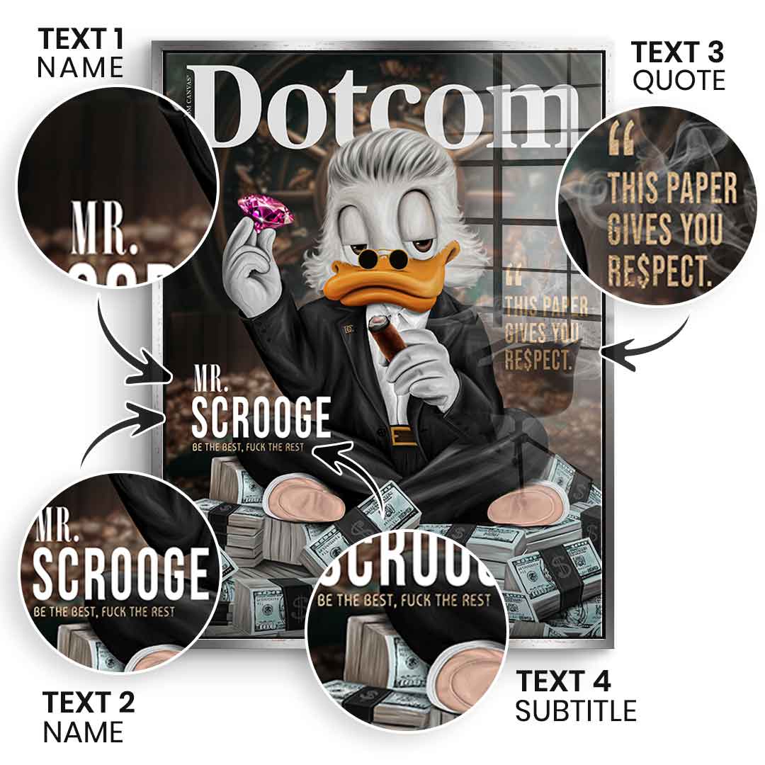 Personalizable Mr. RE$PECT - Acrylic glass