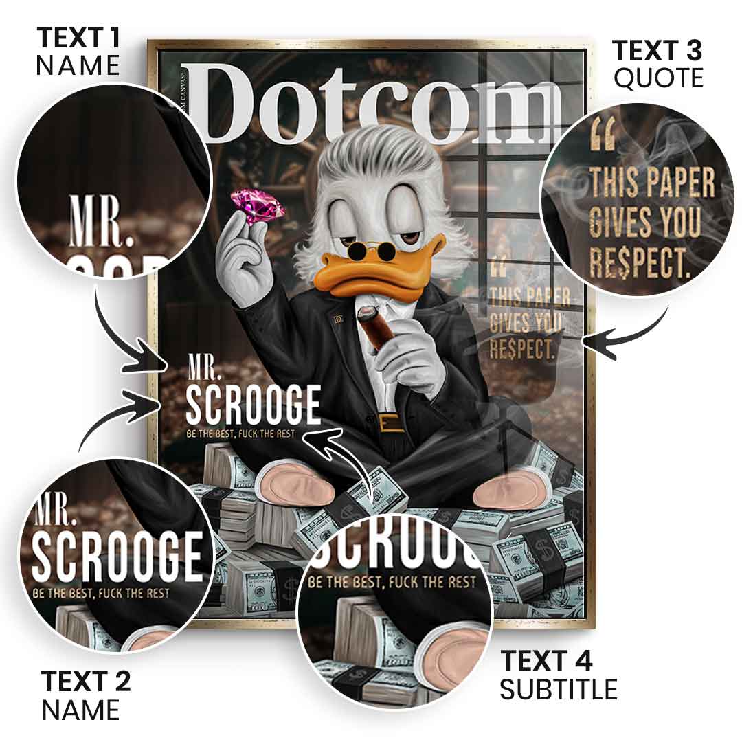 Personalizable Mr. RE$PECT - Acrylic glass