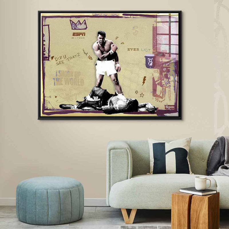 Muhammad Ali - acrylic