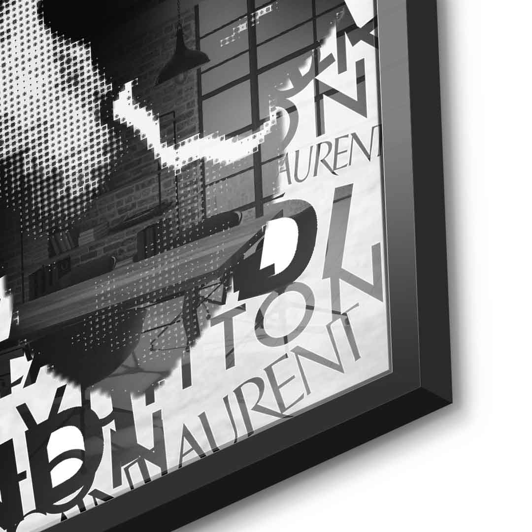 ALI BRAND (blue) - Acrylglas