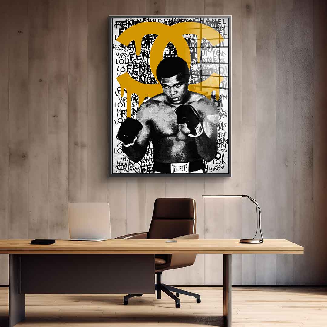 ALI BRAND (orange) - Acrylic glass