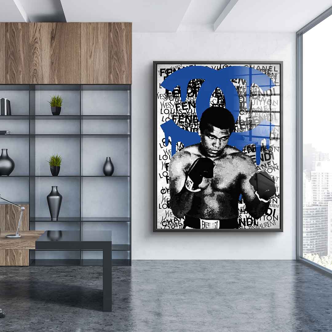 ALI BRAND (blue) - Acrylglas