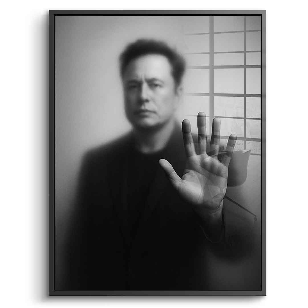 Musk's Silhouette - Acrylglas