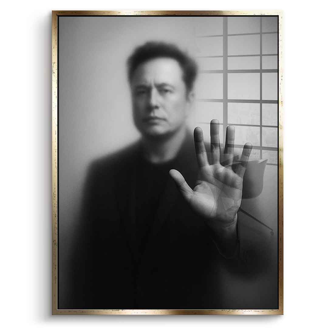 Musk's Silhouette - Acrylic Glass