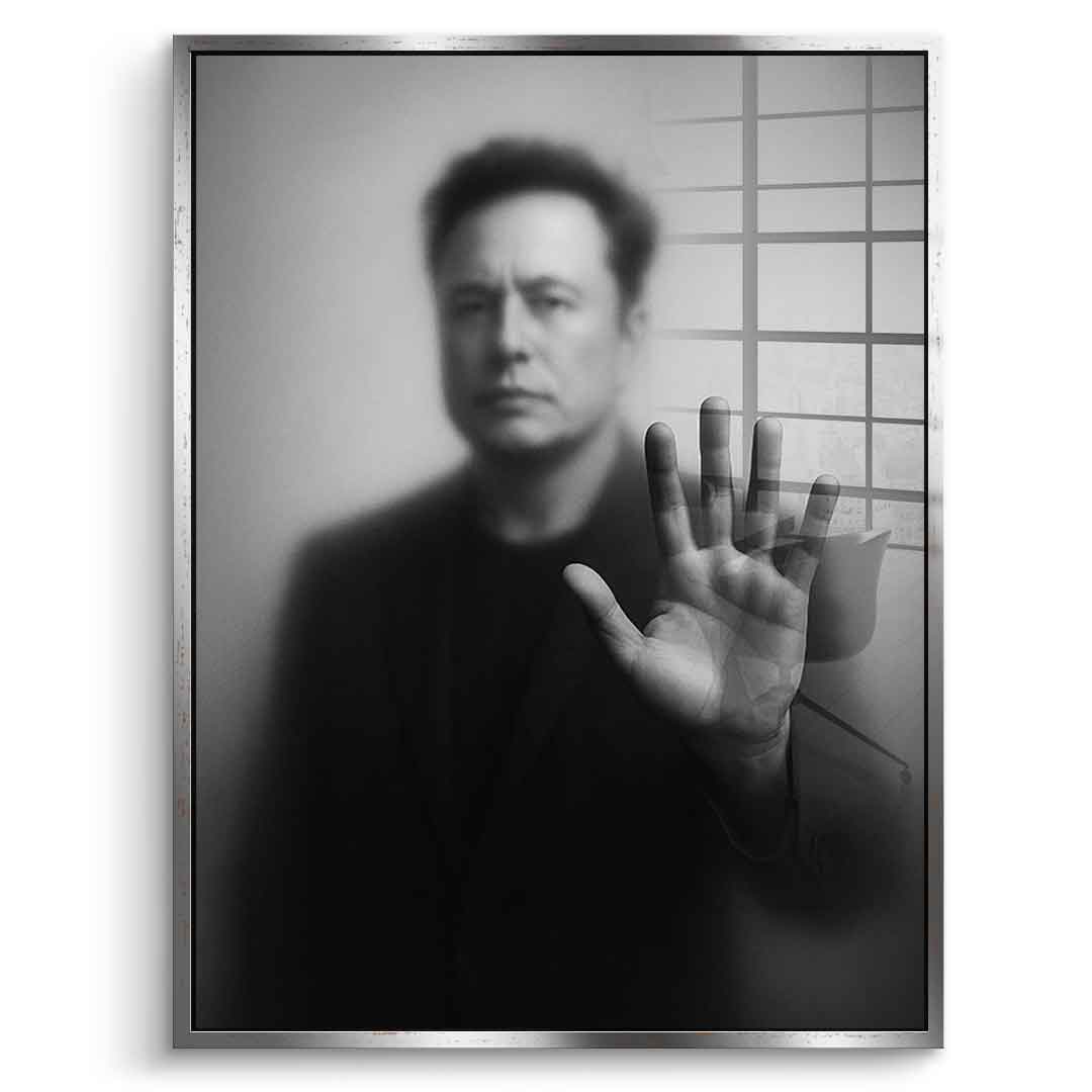 Musk's Silhouette - Acrylglas