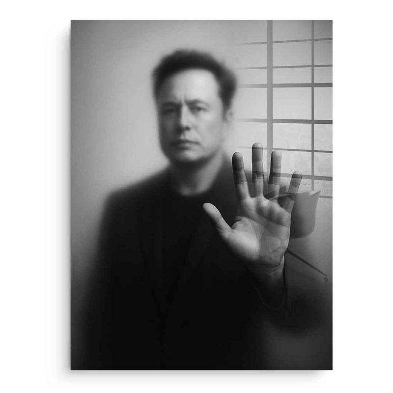 Musk's Silhouette - Acrylglas