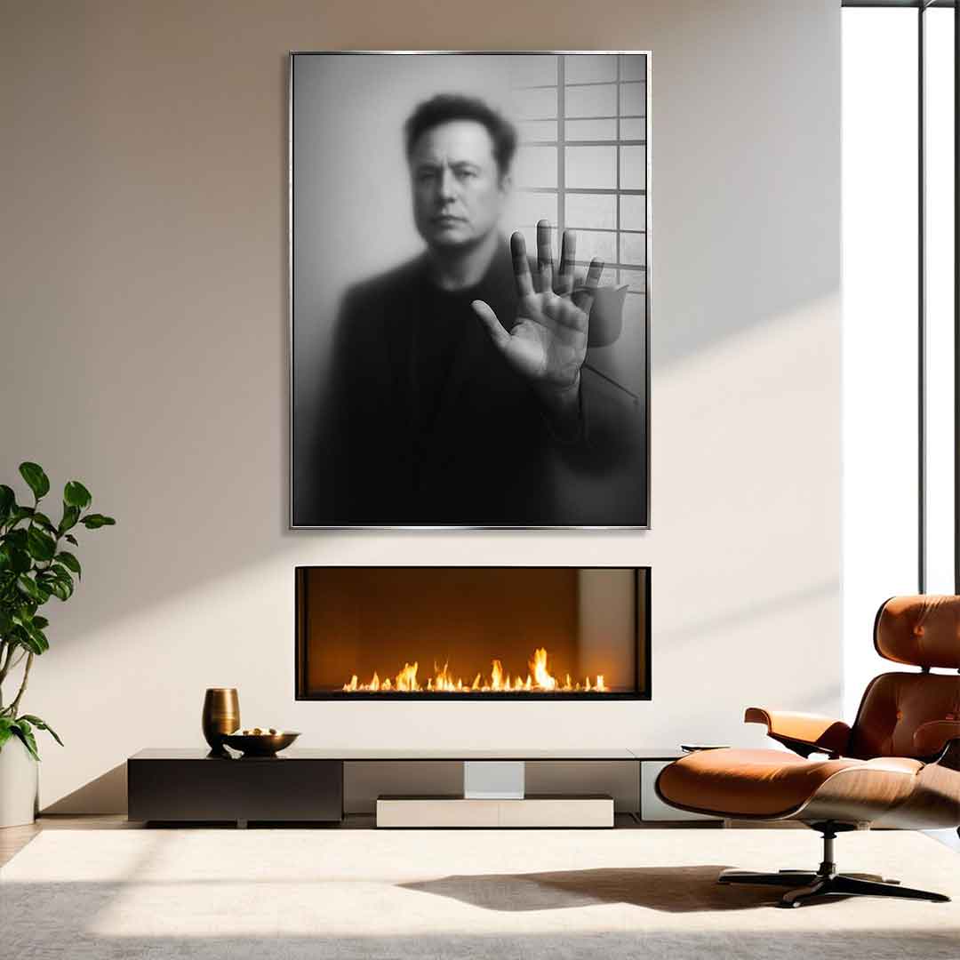 Musk's Silhouette - Acrylic Glass