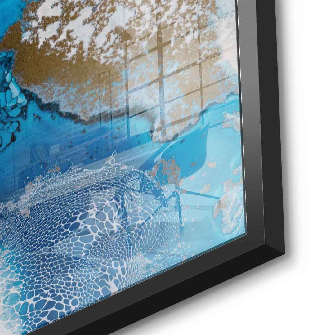 Navy Flow - Acrylglas