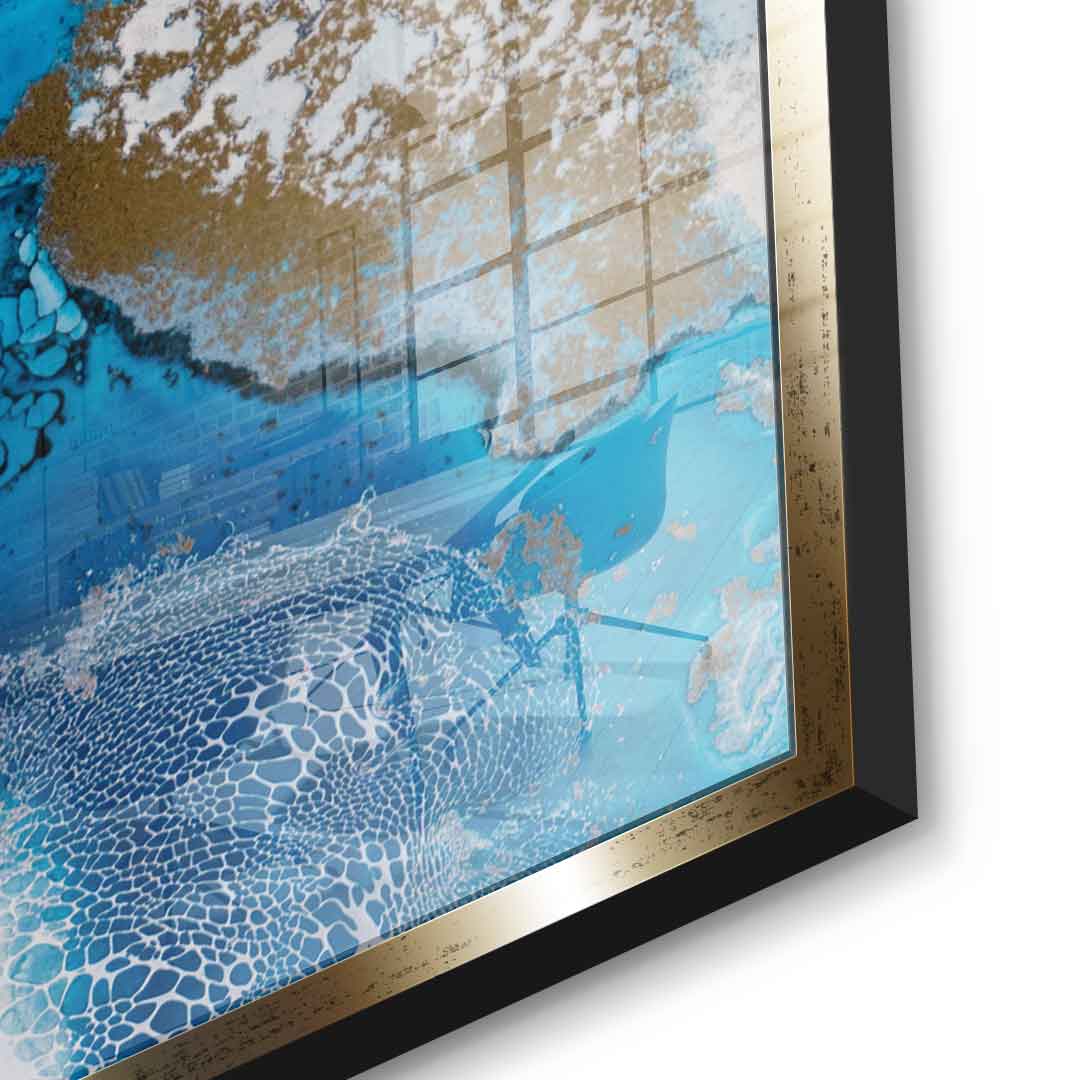 Navy Flow - Acrylglas