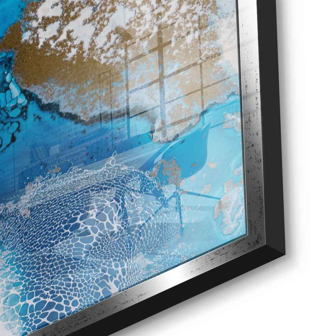 Navy Flow - Acrylglas