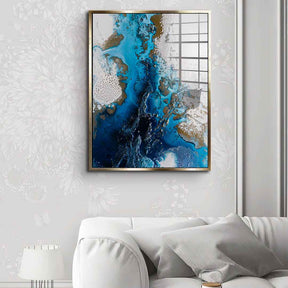 Navy Flow - Acrylglas