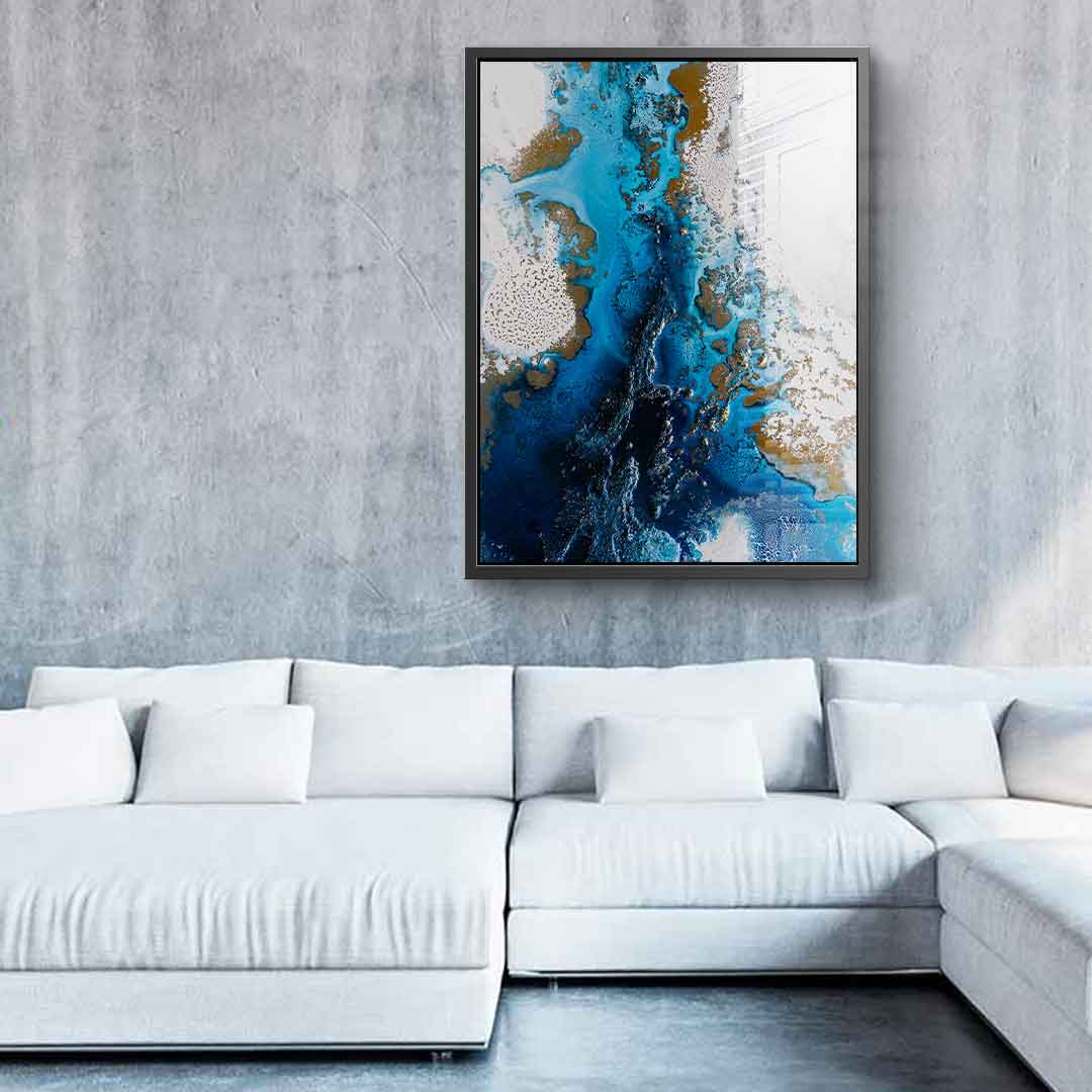 Navy Flow - Acrylglas