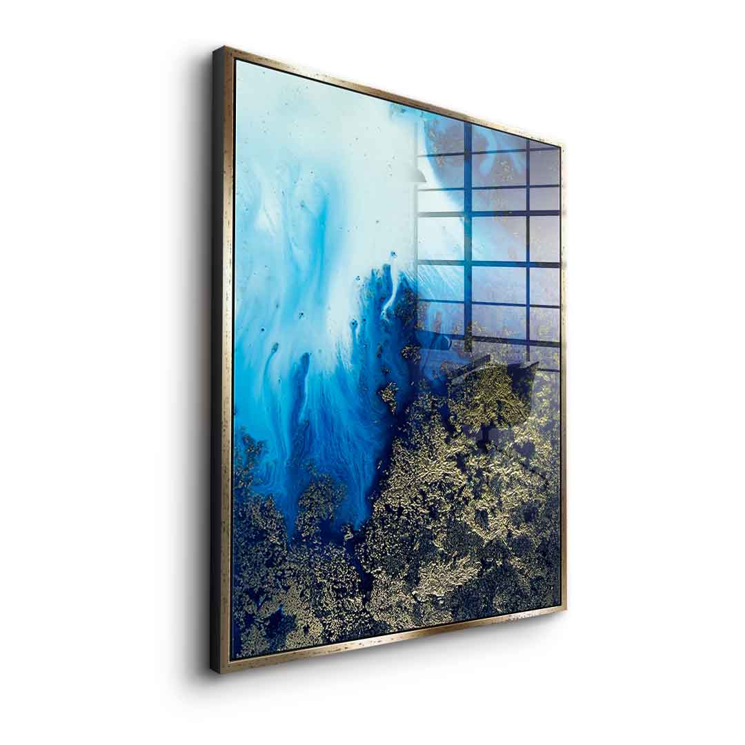 Navy Shimmer - Acrylic glass