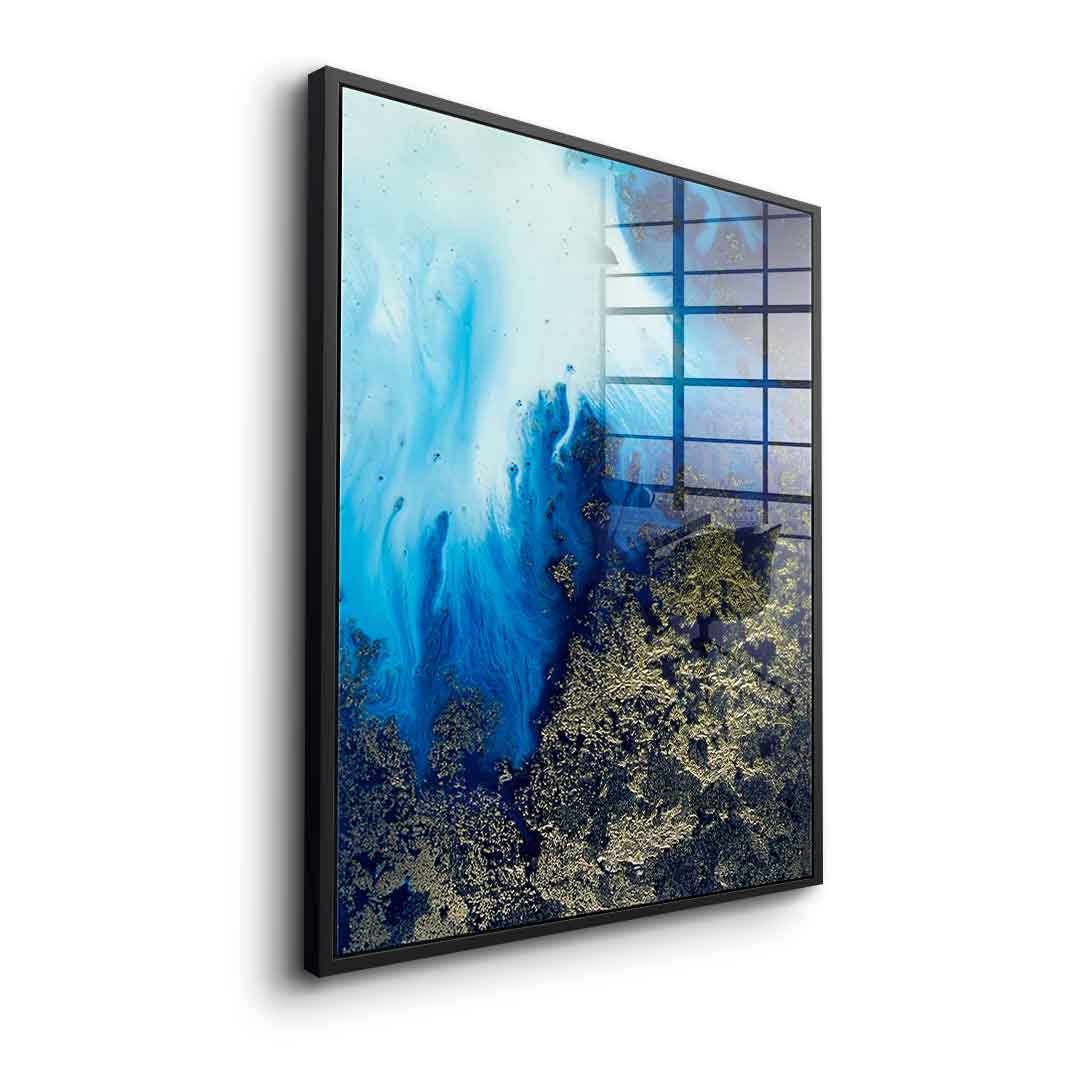 Navy Shimmer - Acrylic glass