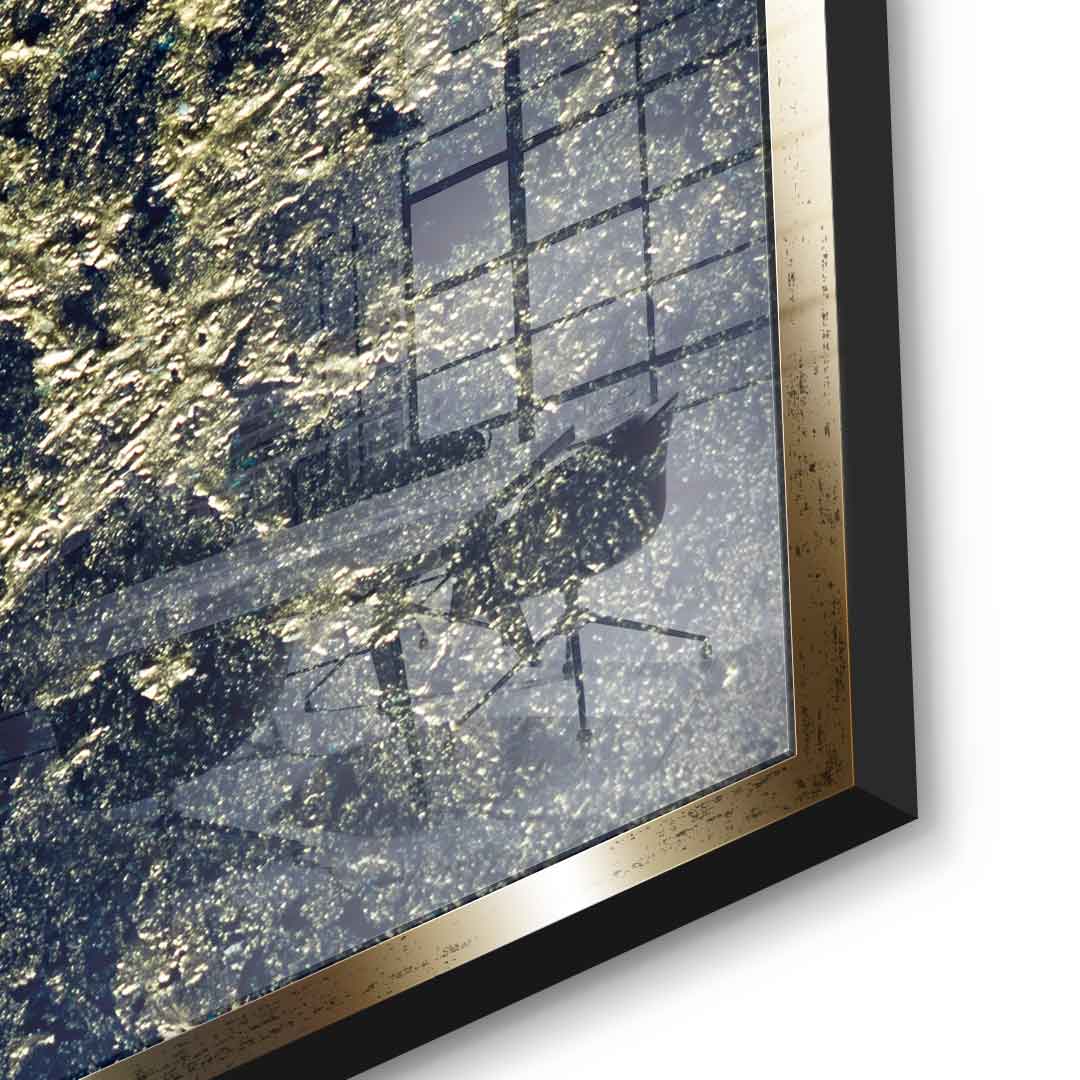 Navy Shimmer - Acrylic glass