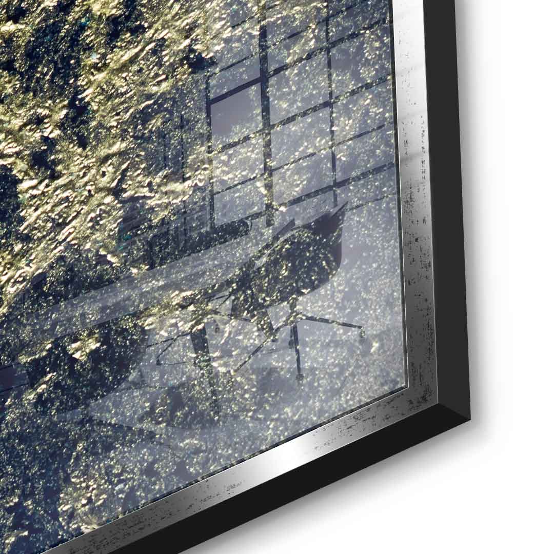 Navy Shimmer - Acrylic glass