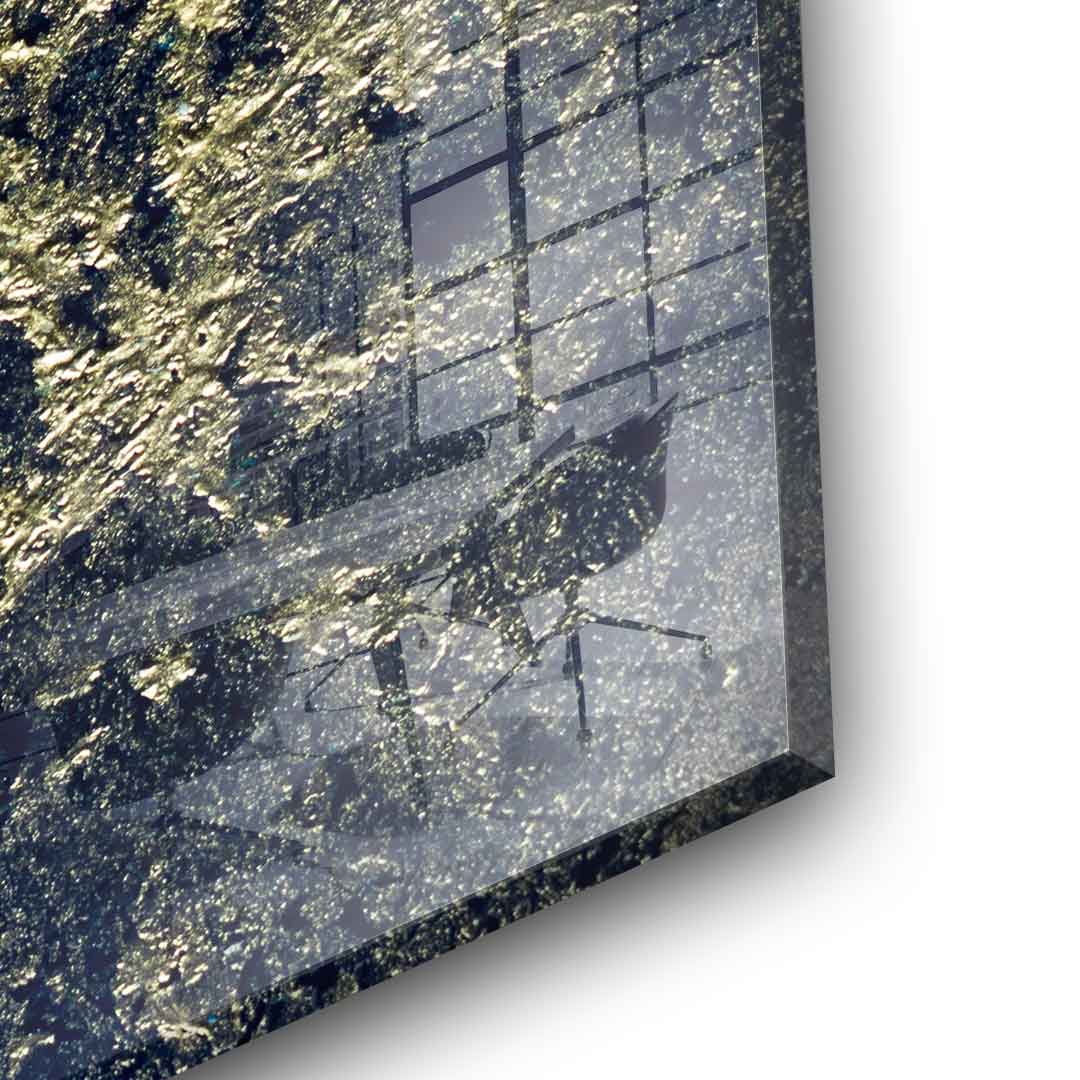 Navy Shimmer - Acrylic glass