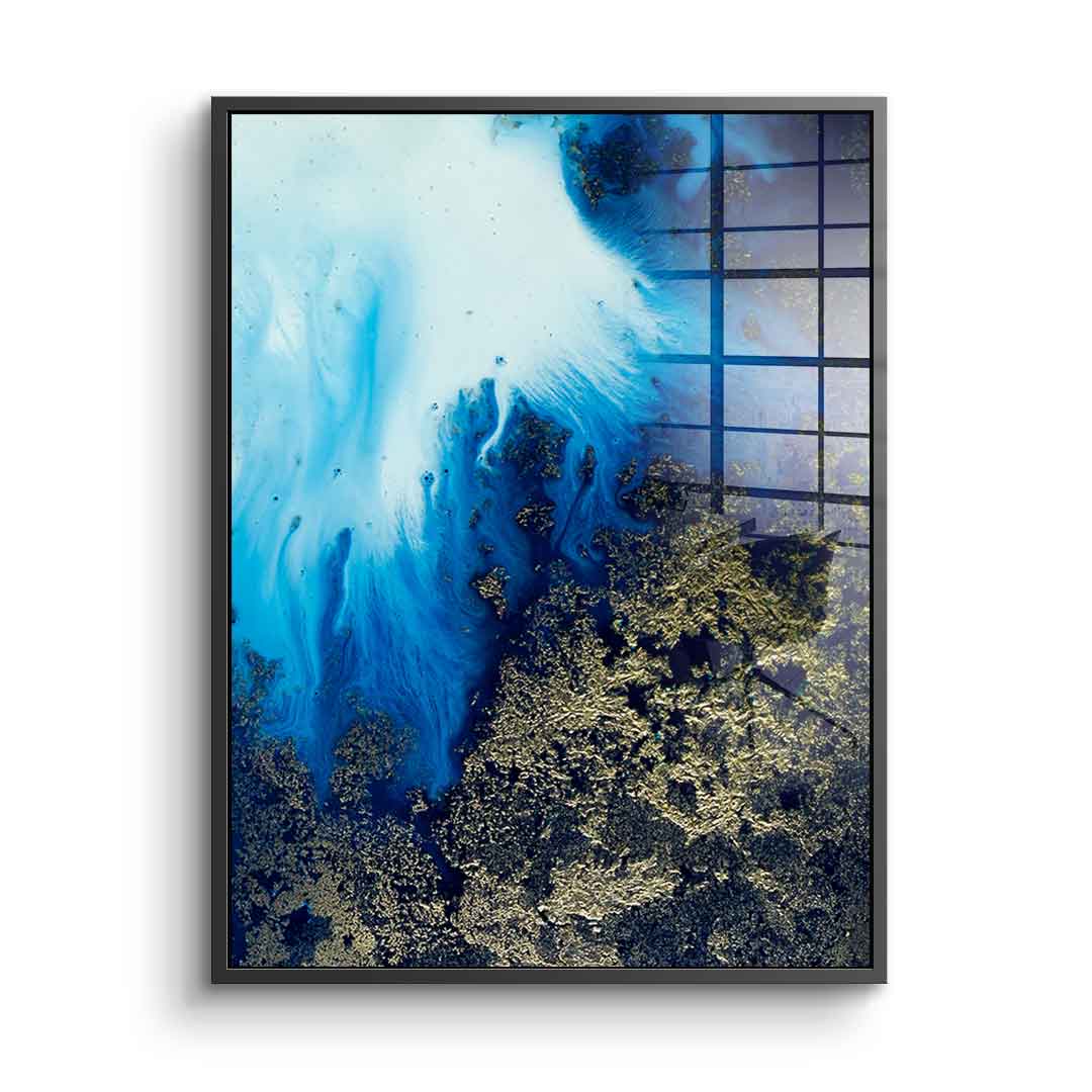 Navy Shimmer - Acrylic glass