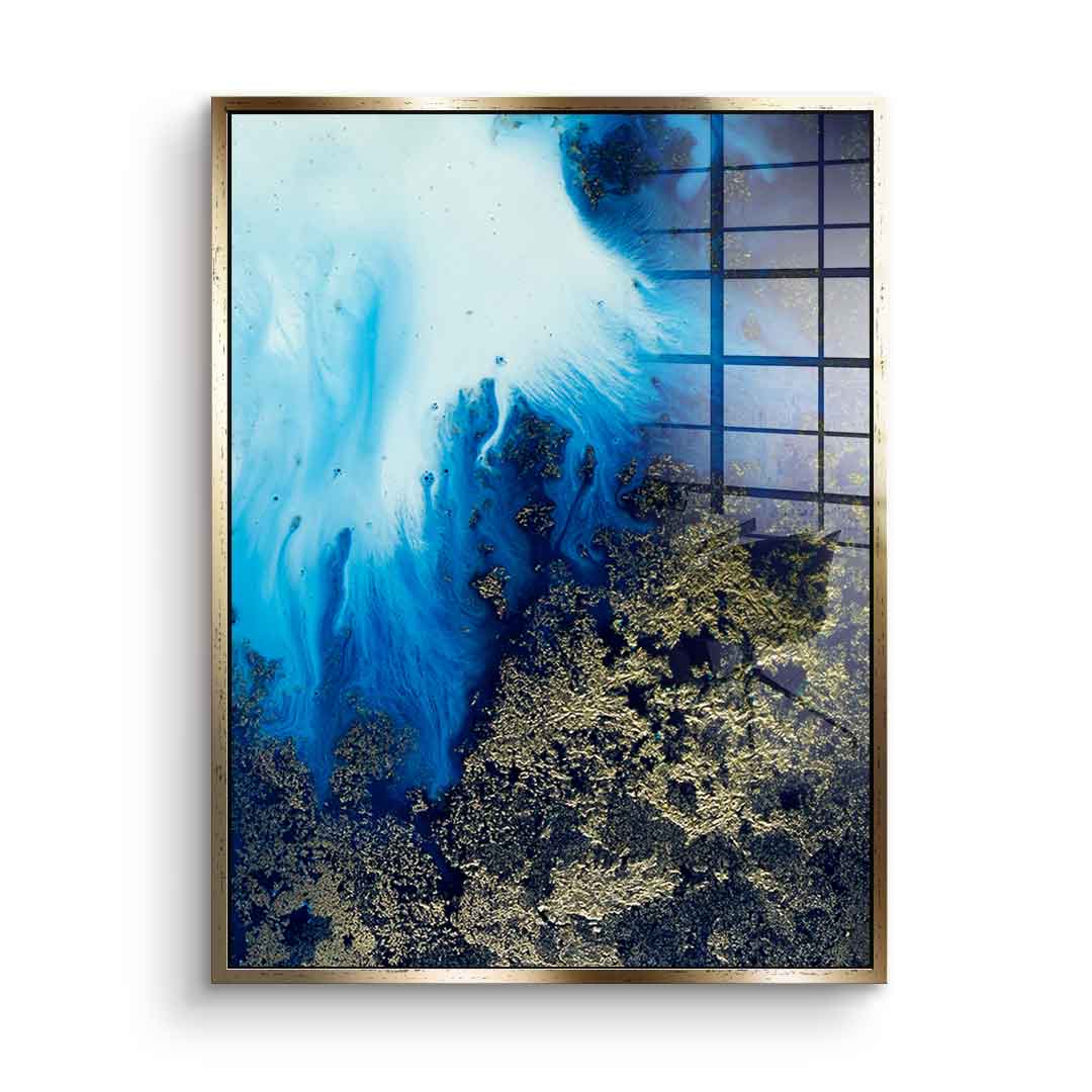 Navy Shimmer - Acrylic glass