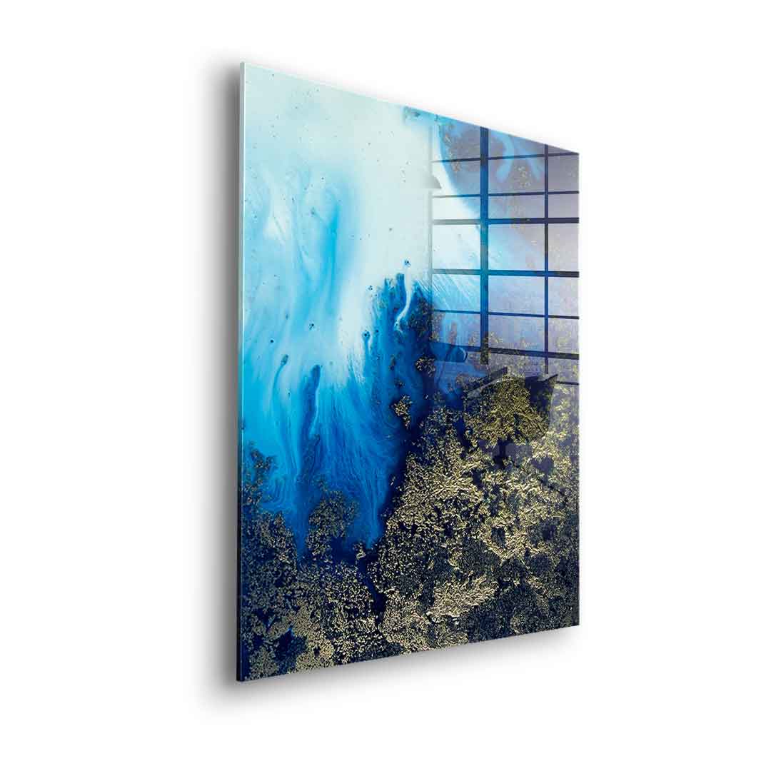 Navy Shimmer - Acrylic glass