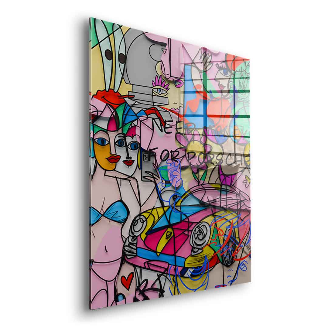 Need Money For Porsche - Acrylic Glass