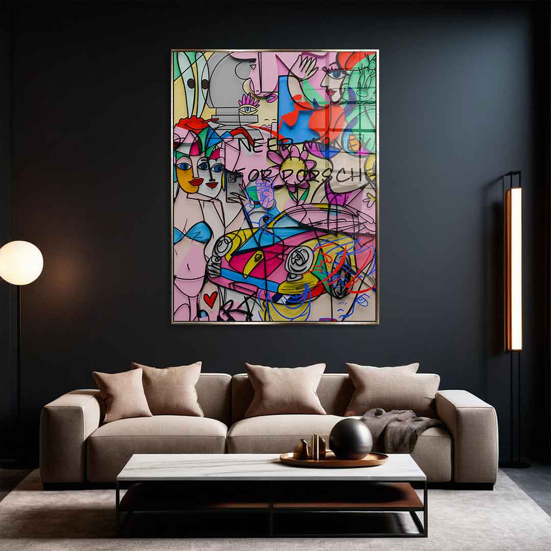 Need Money For Porsche - Acrylic Glass