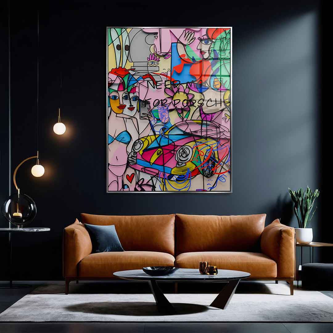 Need Money For Porsche - Acrylic Glass