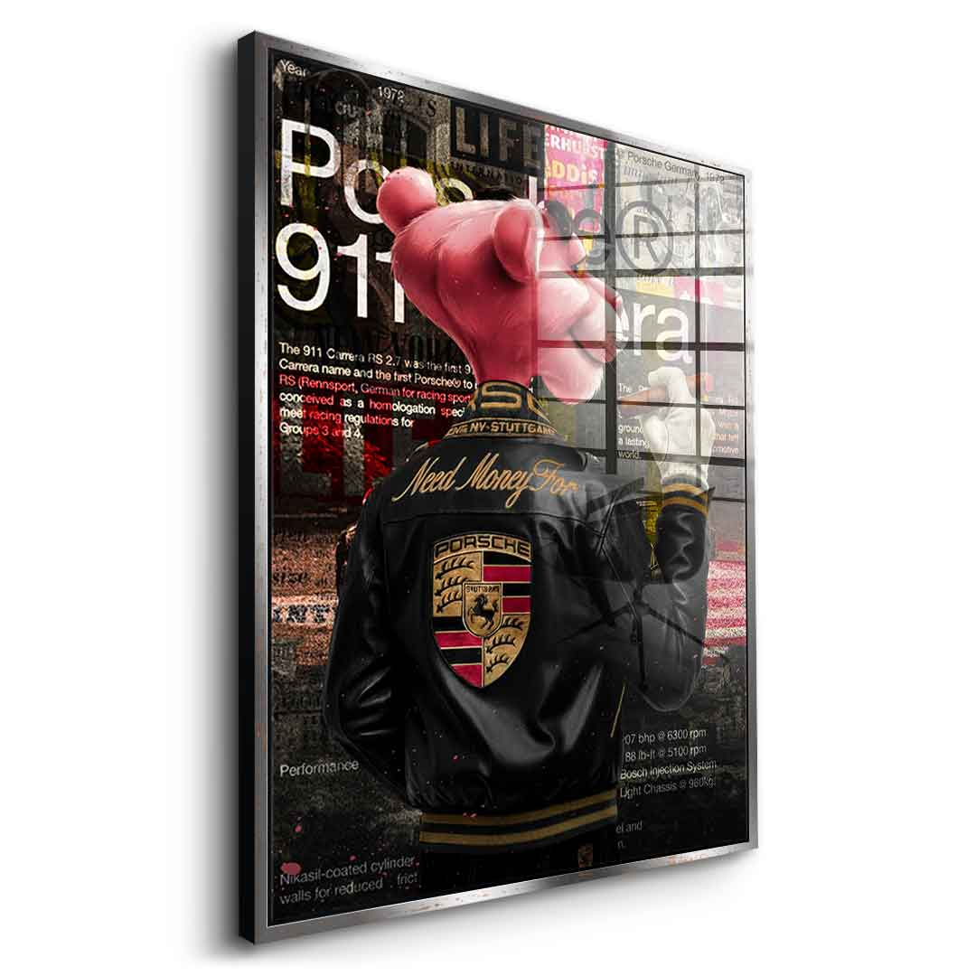 Need Money for Porsche - Acrylglas