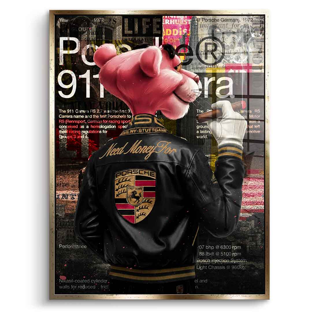 Need Money for Porsche - Acrylglas