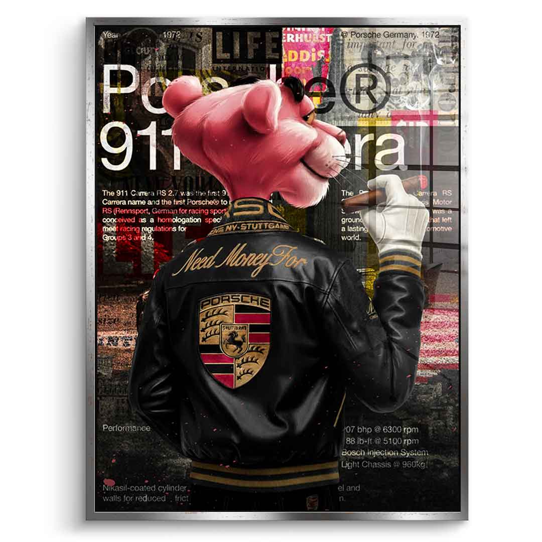 Need Money for Porsche - Acrylglas