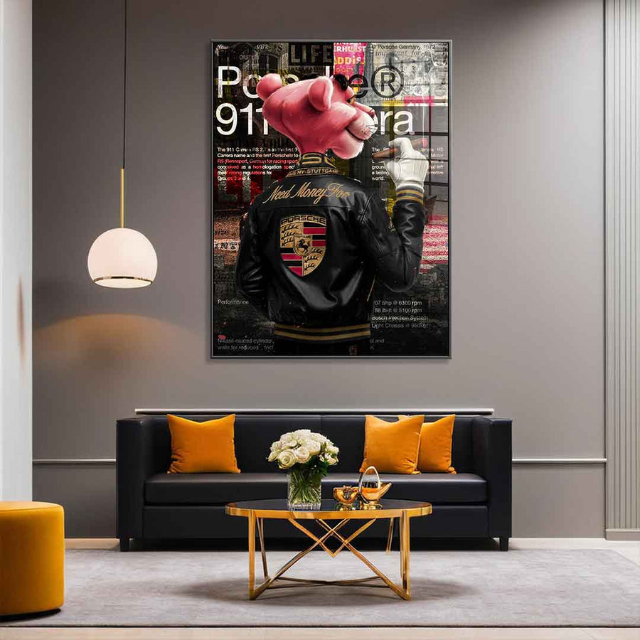 Need Money for Porsche - Acrylic glass