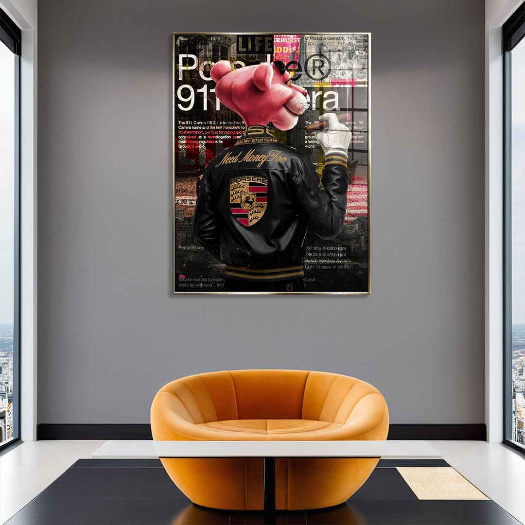 Need Money for Porsche - Acrylglas