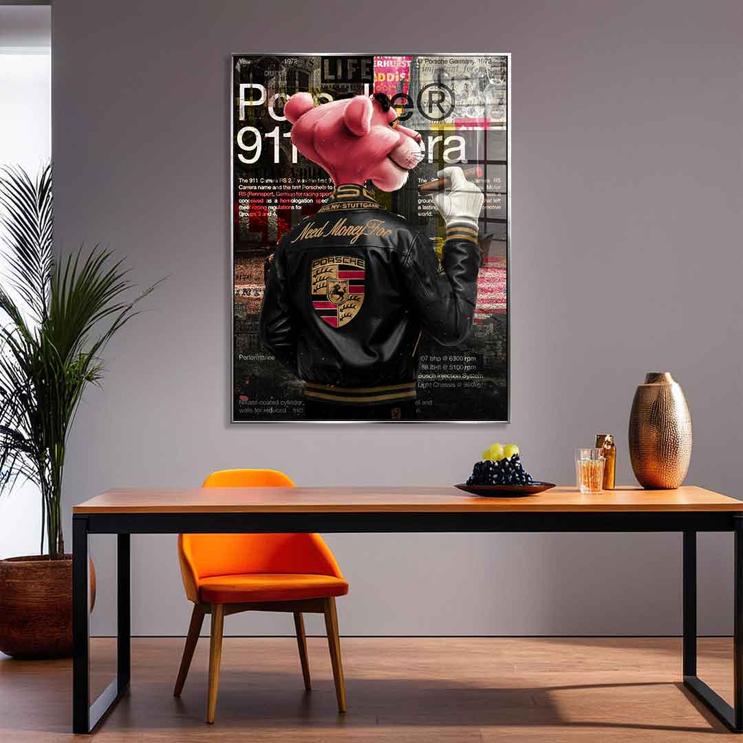 Need Money for Porsche - Acrylglas