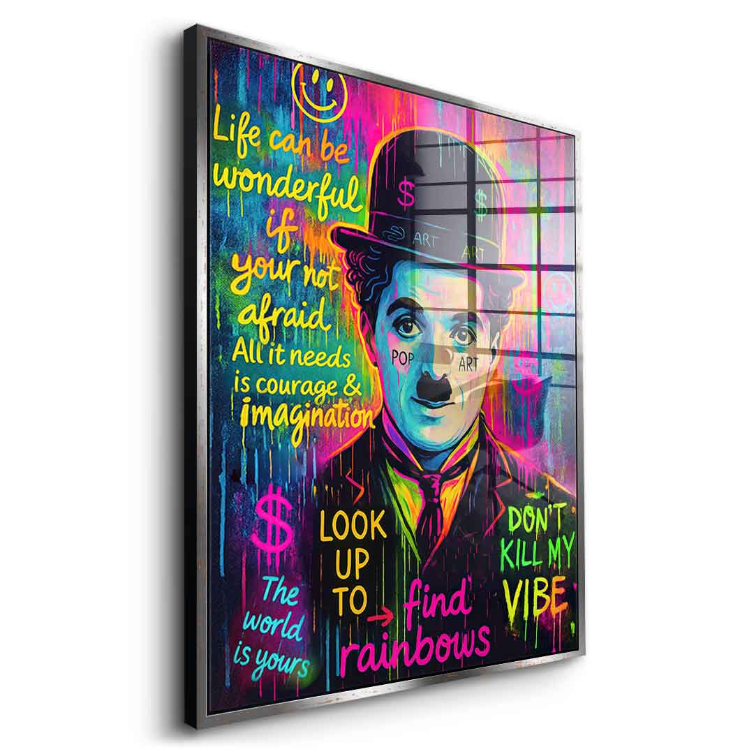 Neon Chaplin - Acrylglas