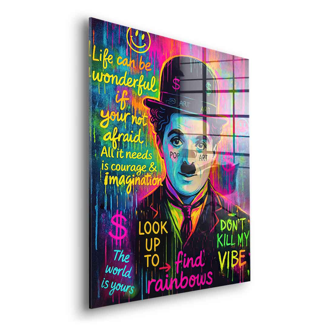 Neon Chaplin - Acrylglas