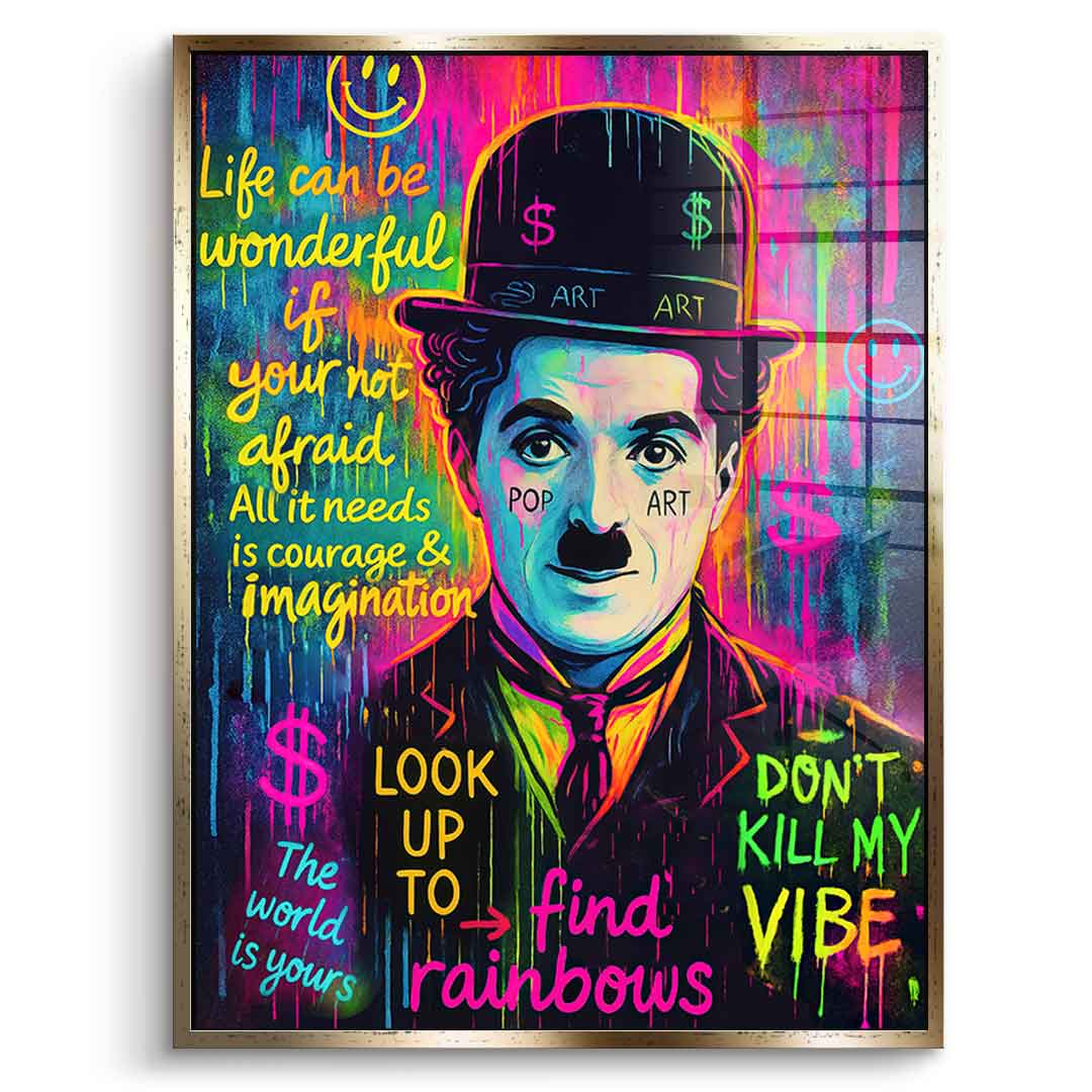 Neon Chaplin - Acrylglas