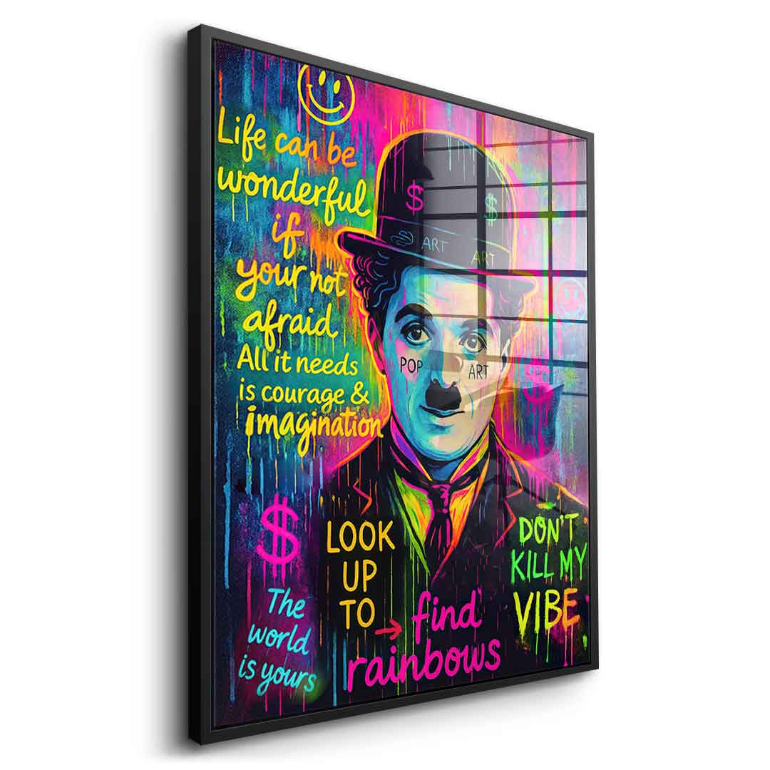 Neon Chaplin - Acrylglas