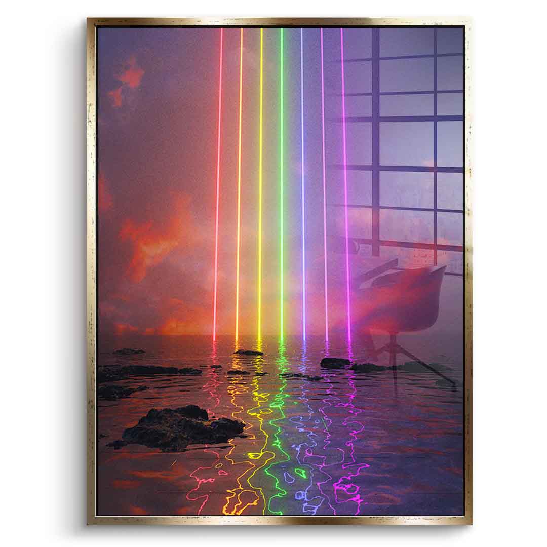 Neon Rainbow - Acrylglas