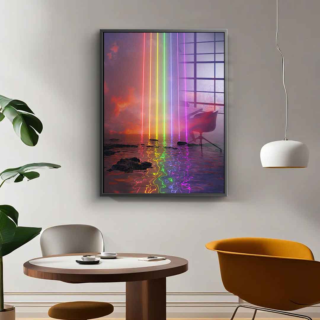 Neon Rainbow - Acrylglas