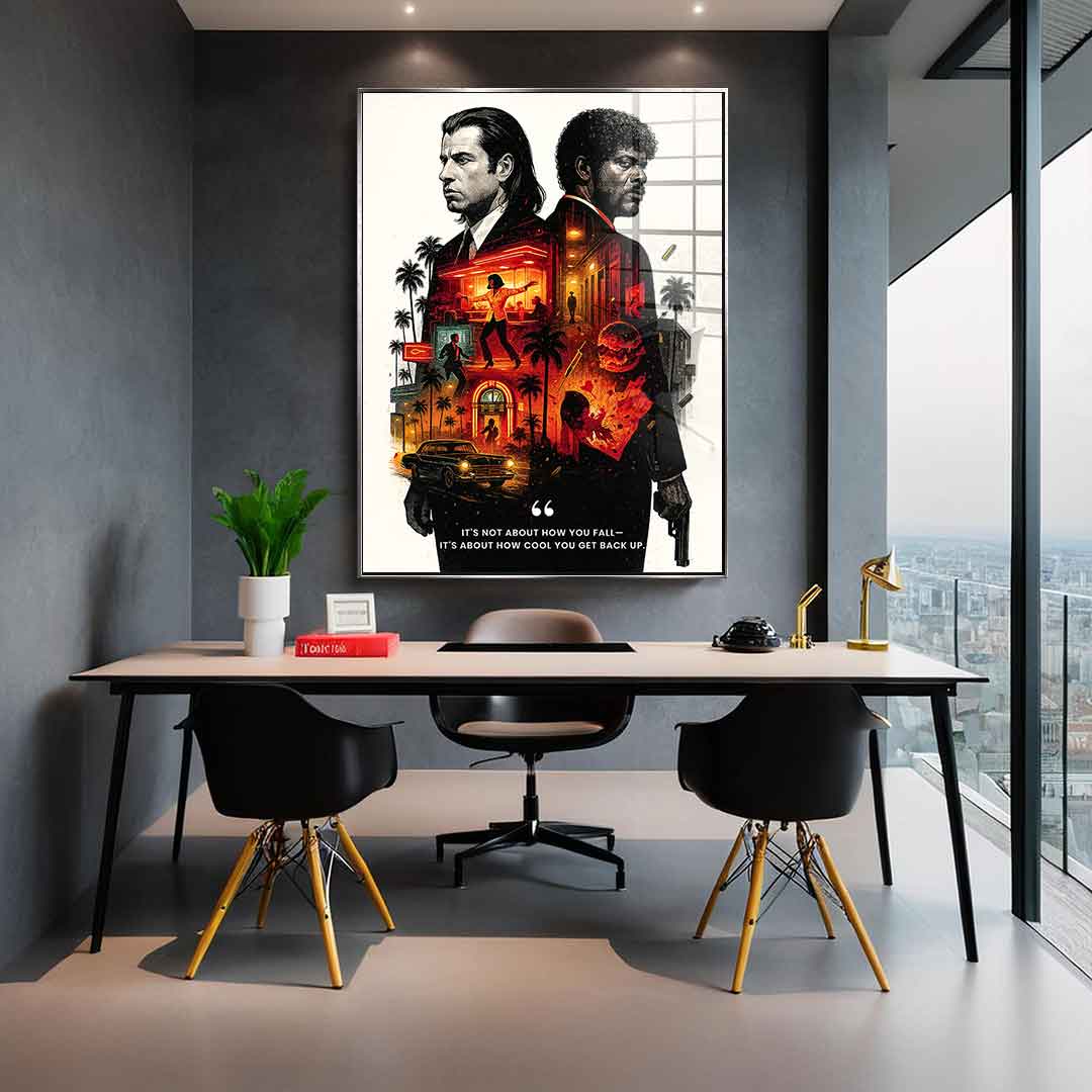 Never Accept Defeat - Acrylic glass