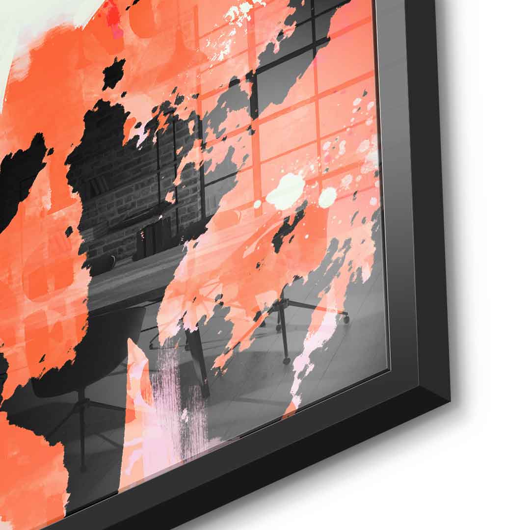 Never Give Up - Acrylic Glass