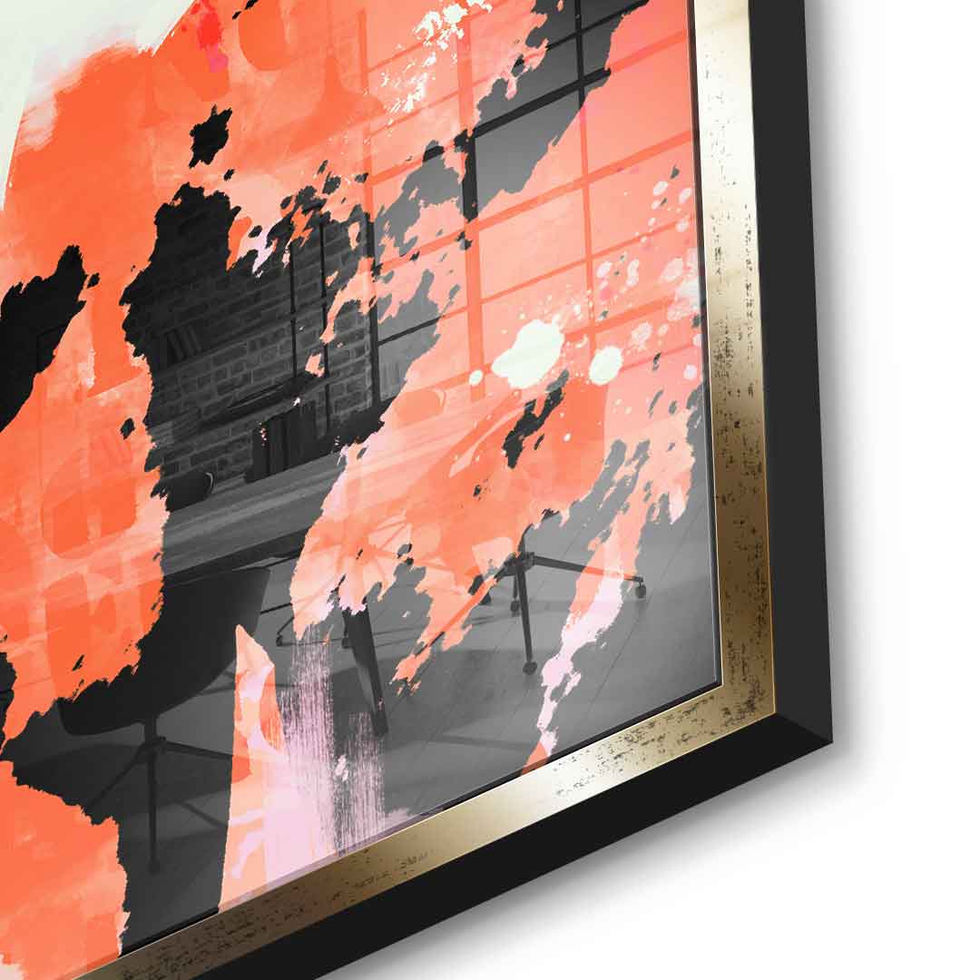 Never Give Up - Acrylic Glass