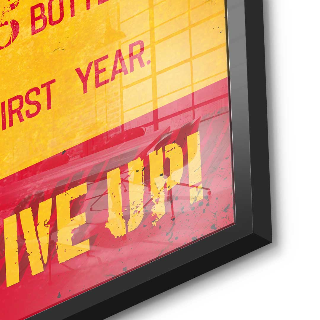 The First Year - Acrylic glass