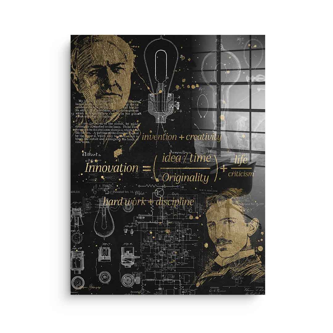 DOTCOMCANVAS Innovation - Blattgold – Frontansicht
