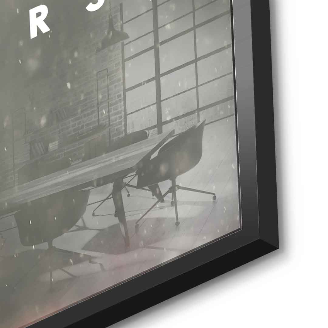 No Rain No Flowers - Acrylglas