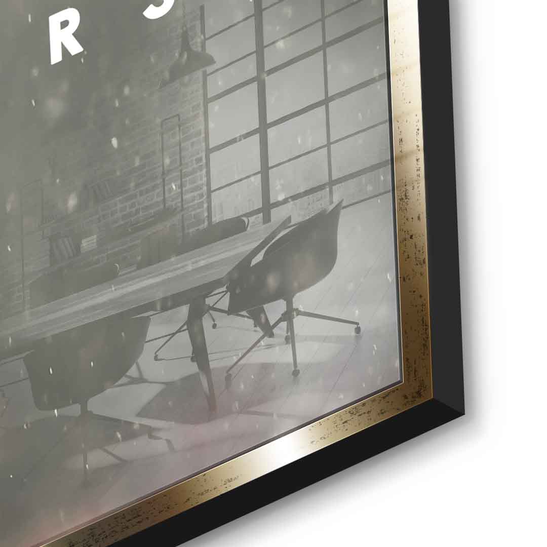 No Rain No Flowers - Acrylglas