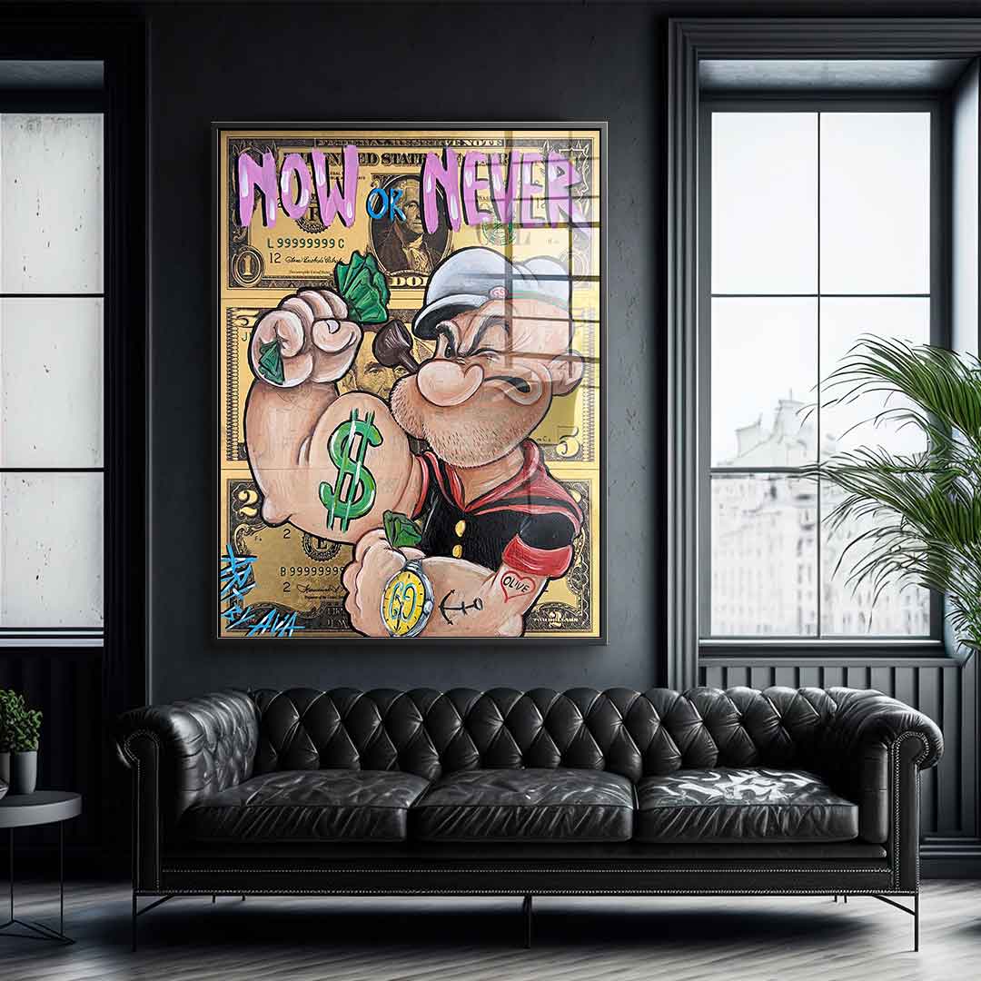 Now or never - Acrylic glass