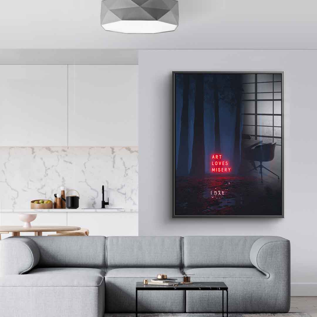 Nutshell - Acrylic glass